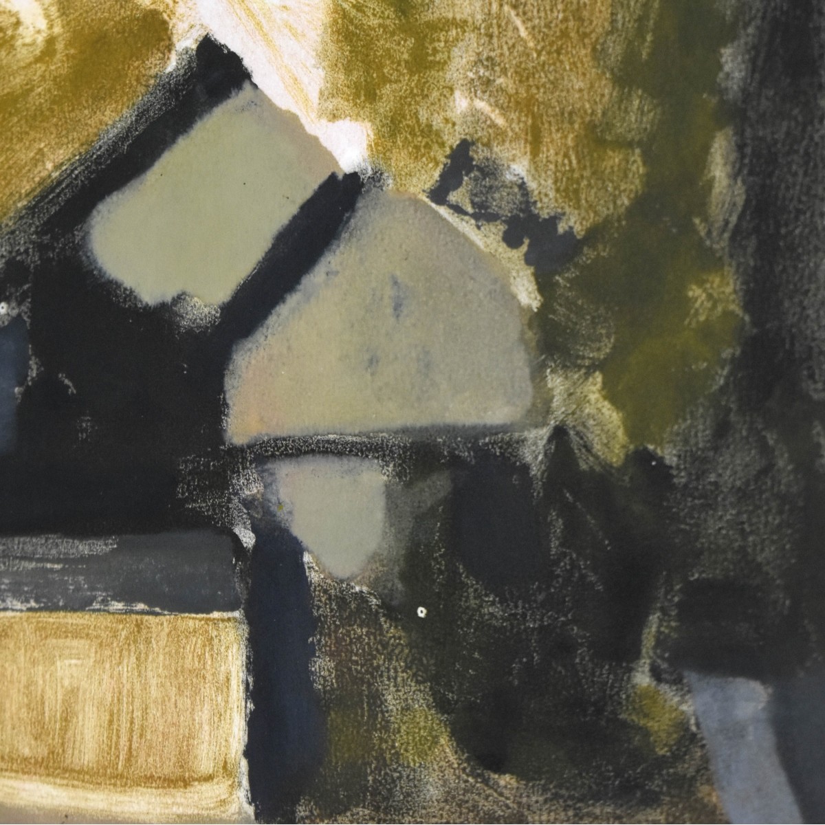 Farm House Lithograph