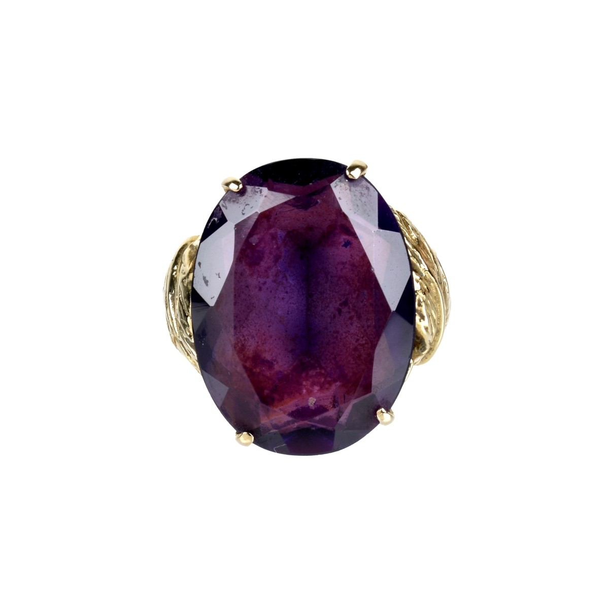 Amethyst and 14K Ring