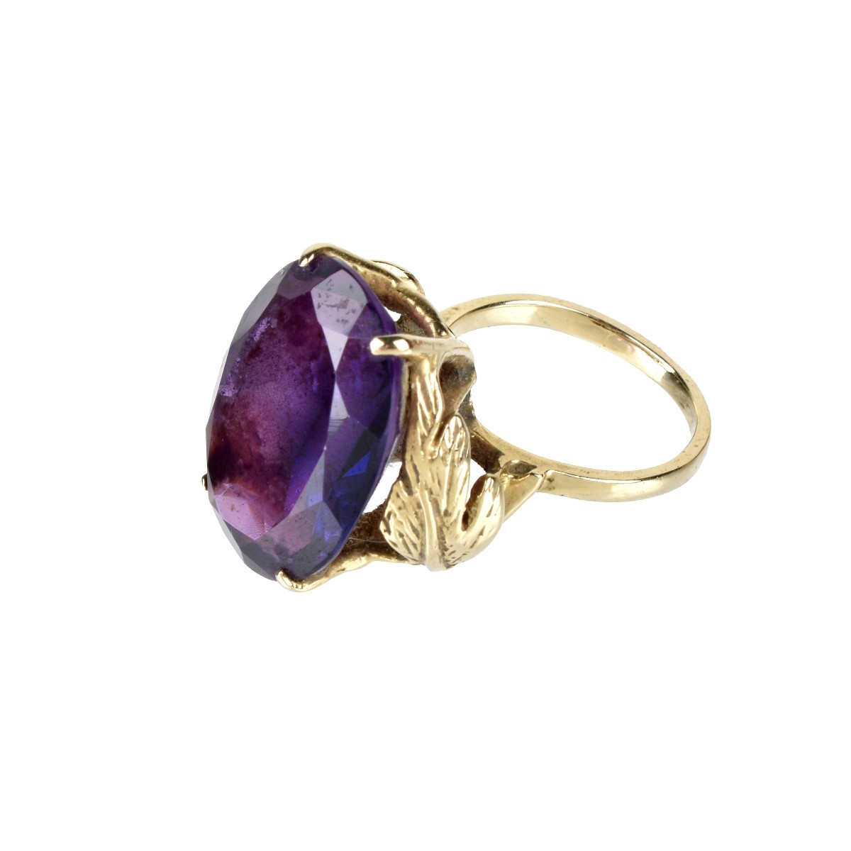 Amethyst and 14K Ring