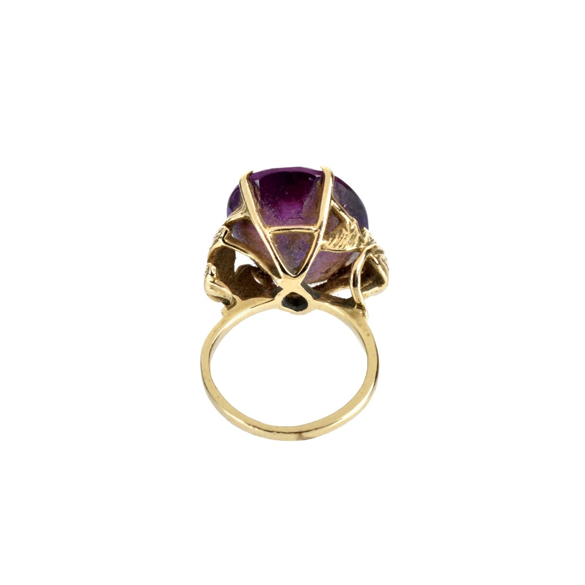 Amethyst and 14K Ring