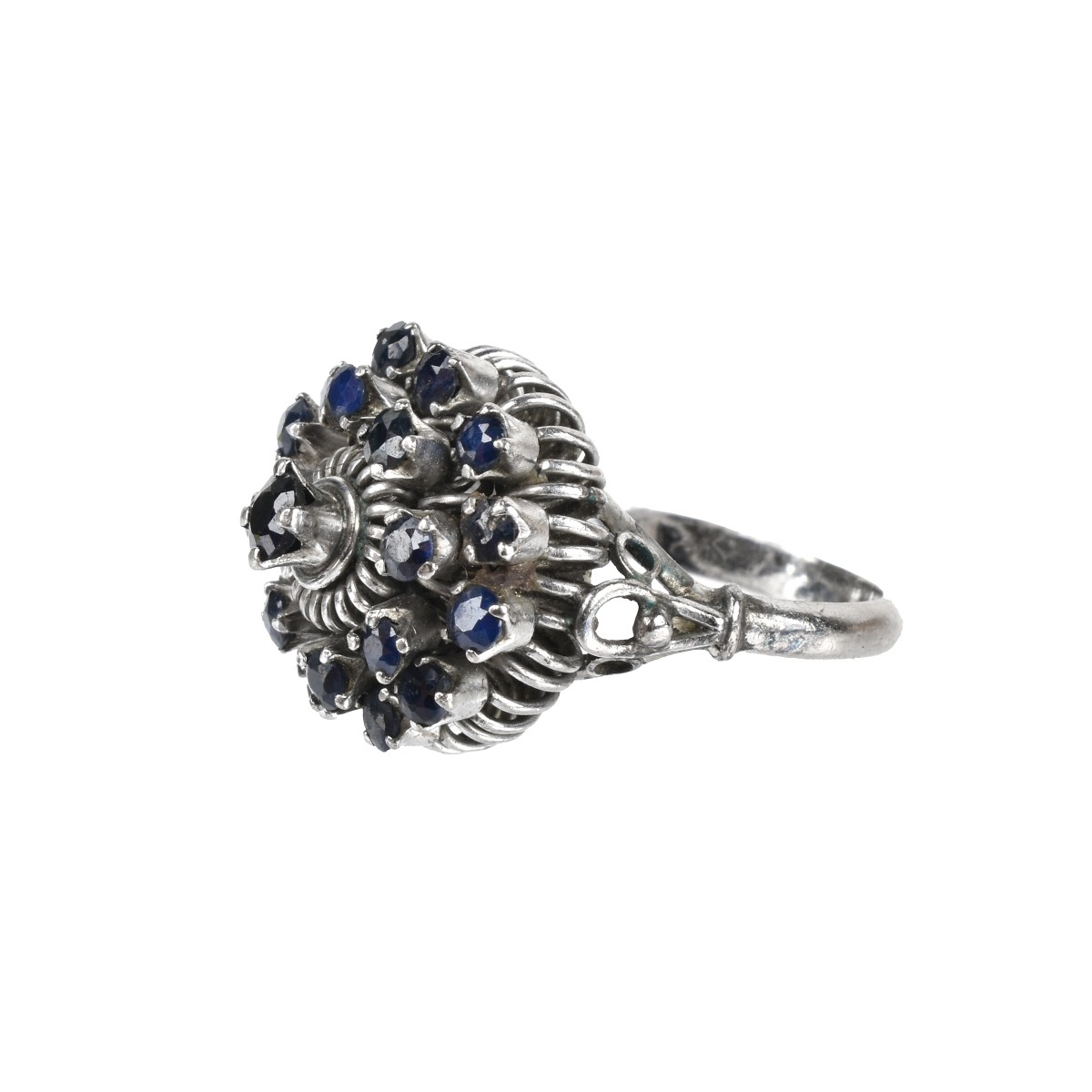 Sapphire and 10K Ring