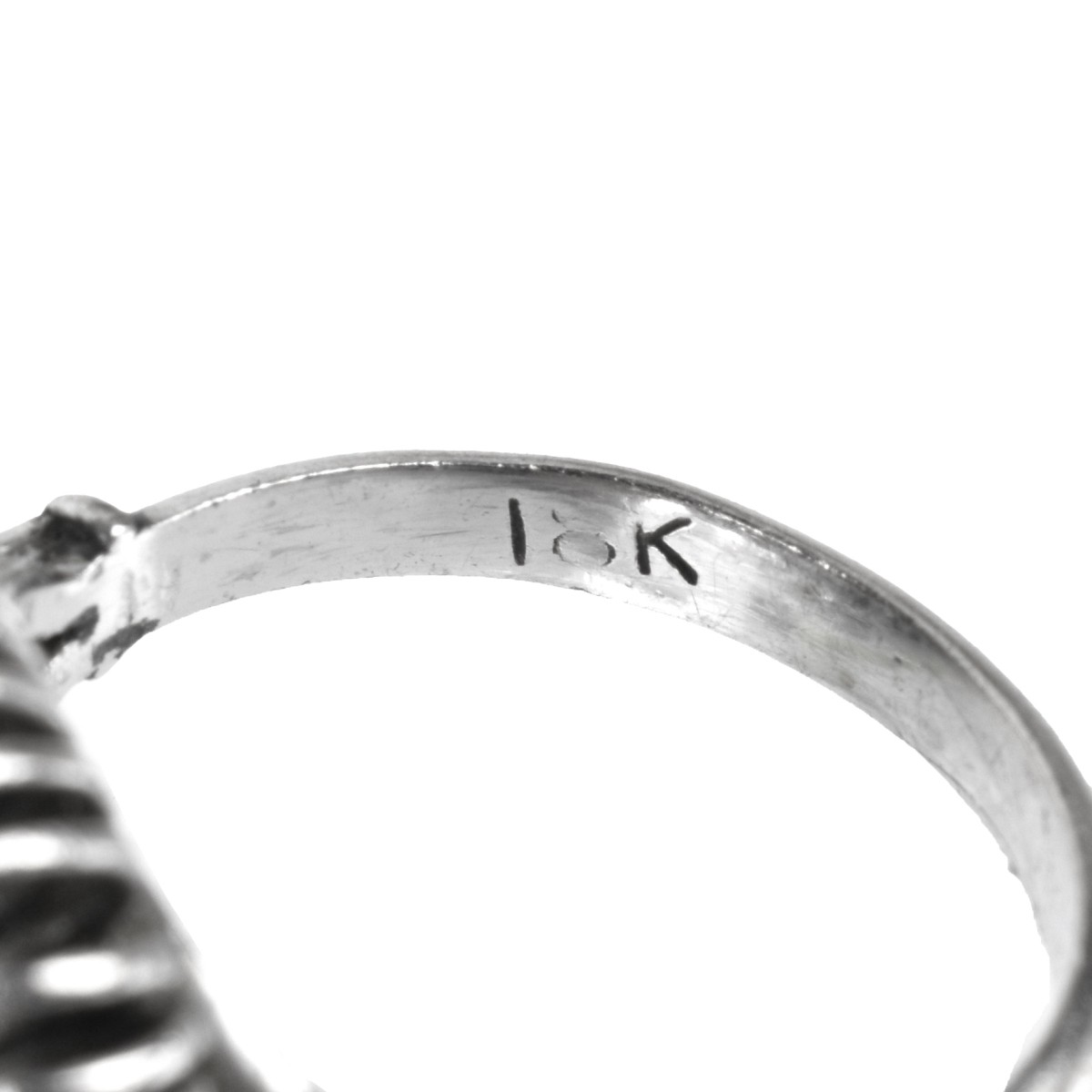 Sapphire and 10K Ring