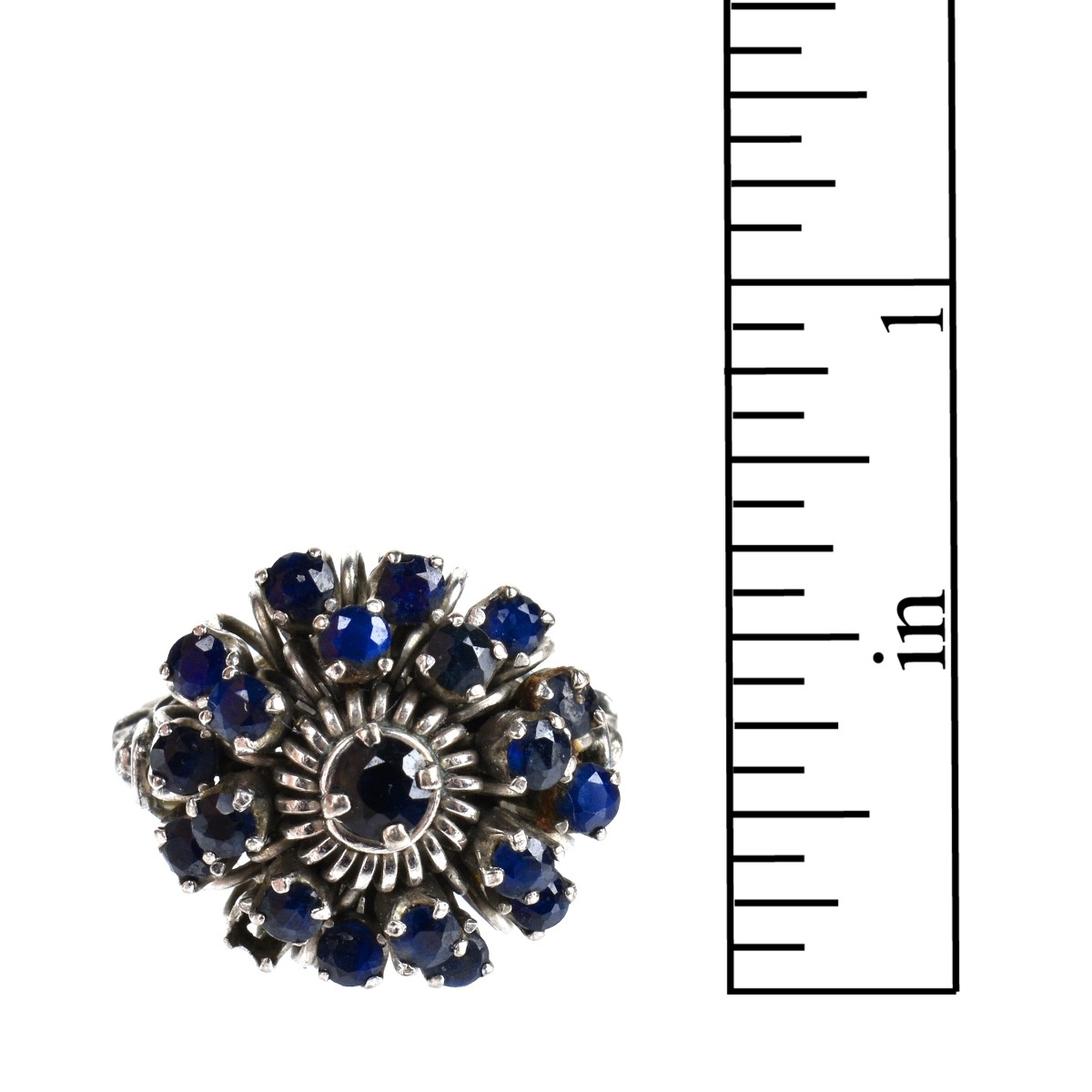 Sapphire and 10K Ring