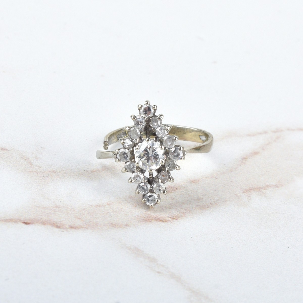 Diamond and 14K Ring