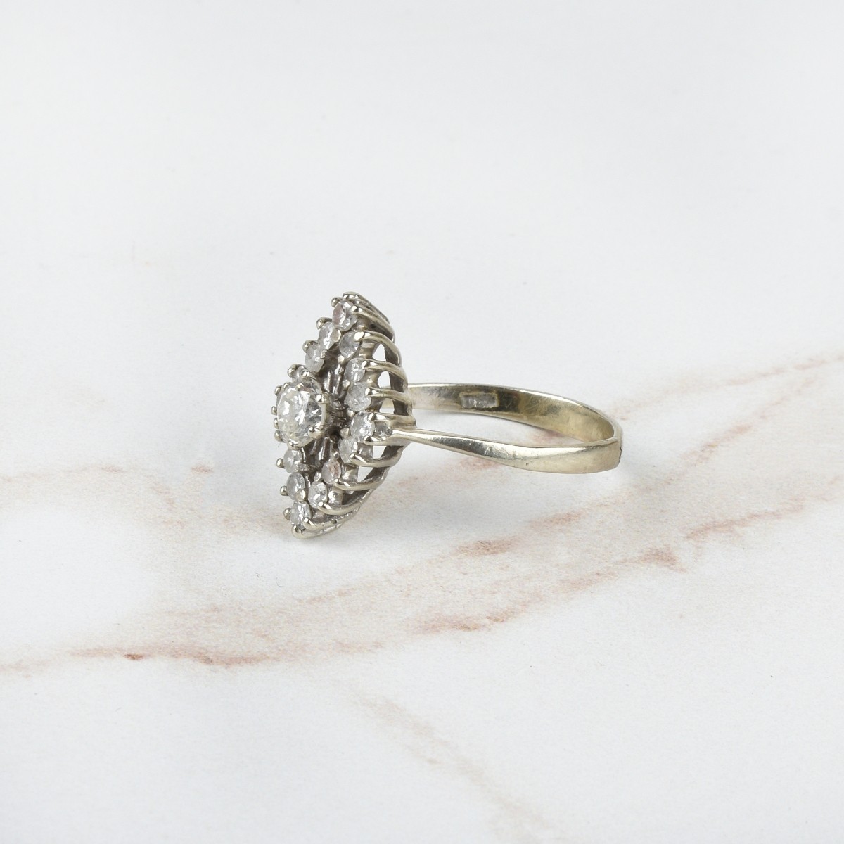 Diamond and 14K Ring