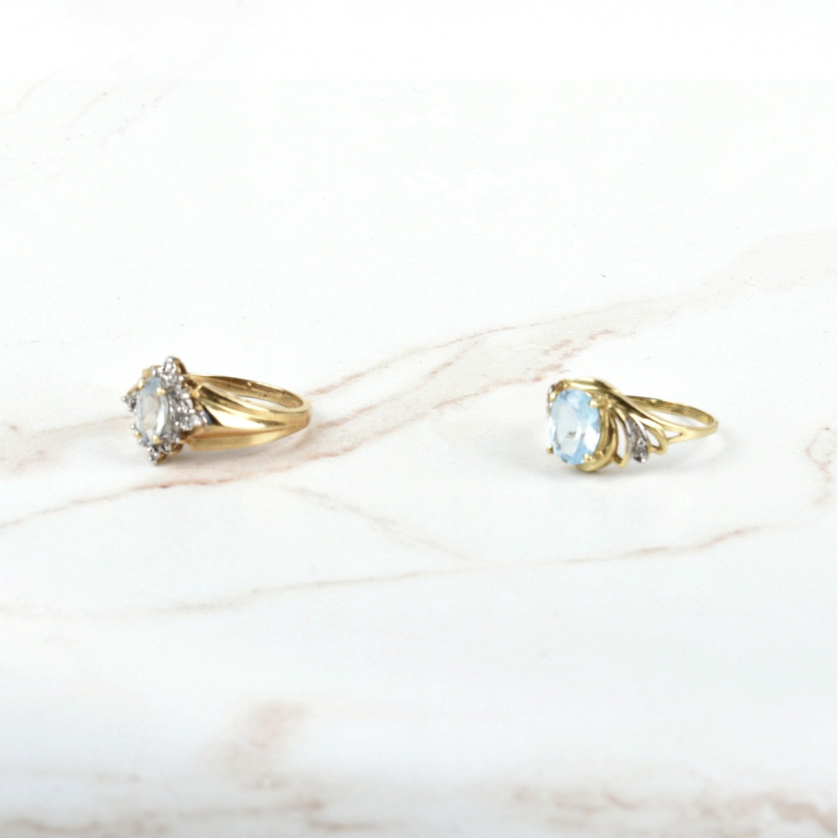Gemstone and 10K Rings