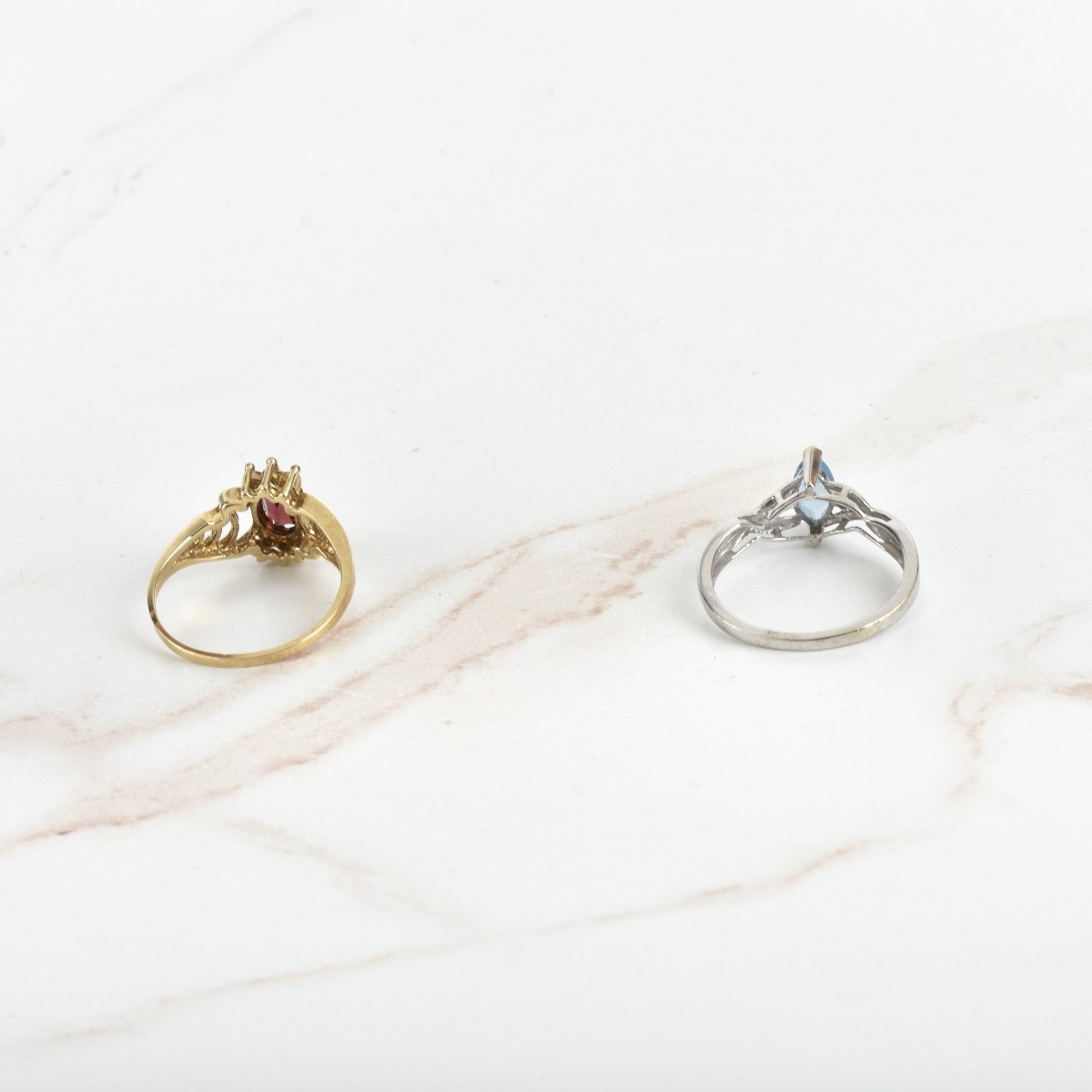 Gemstone and 10K Rings