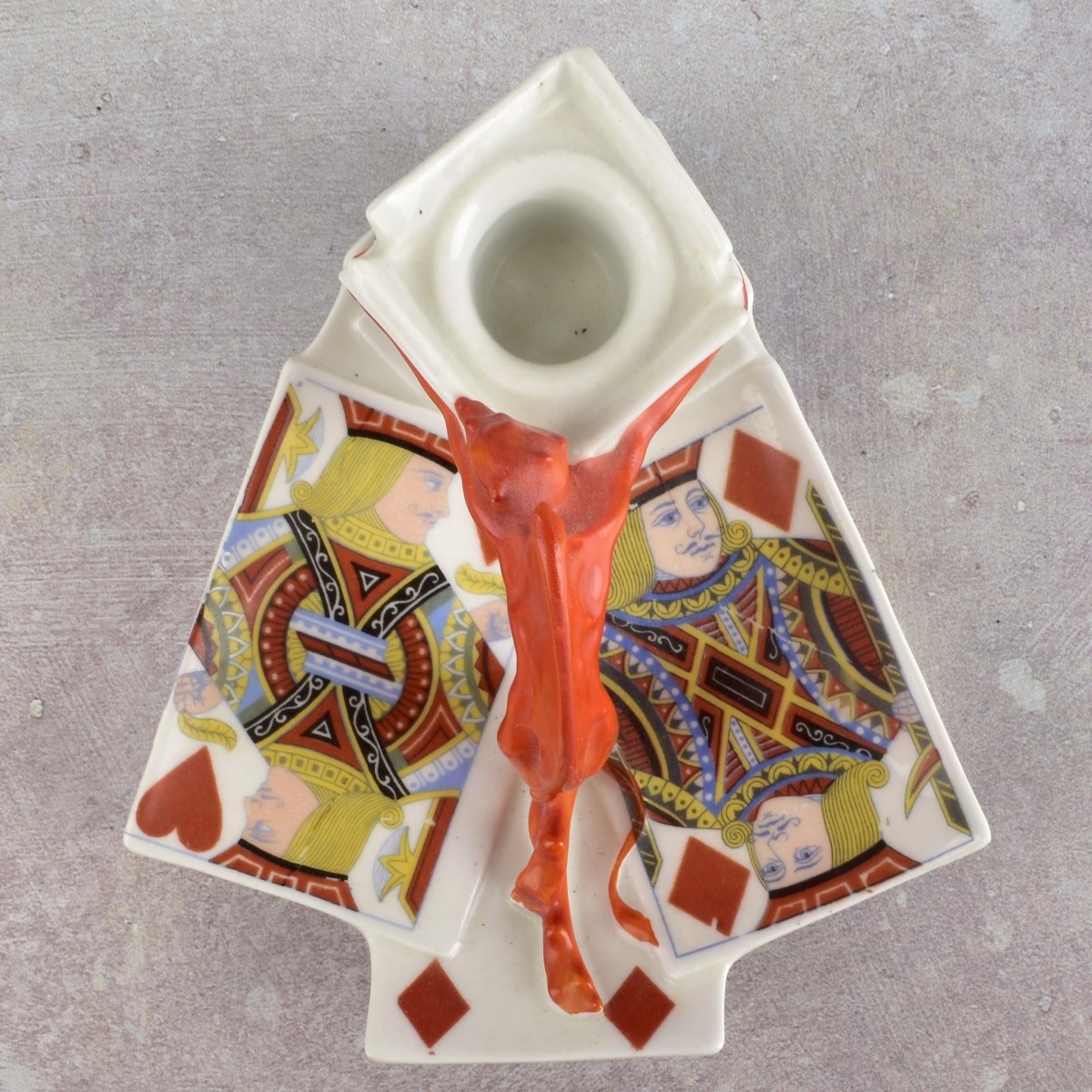 Royal Bayreuth "Devil & Cards" Porcelain