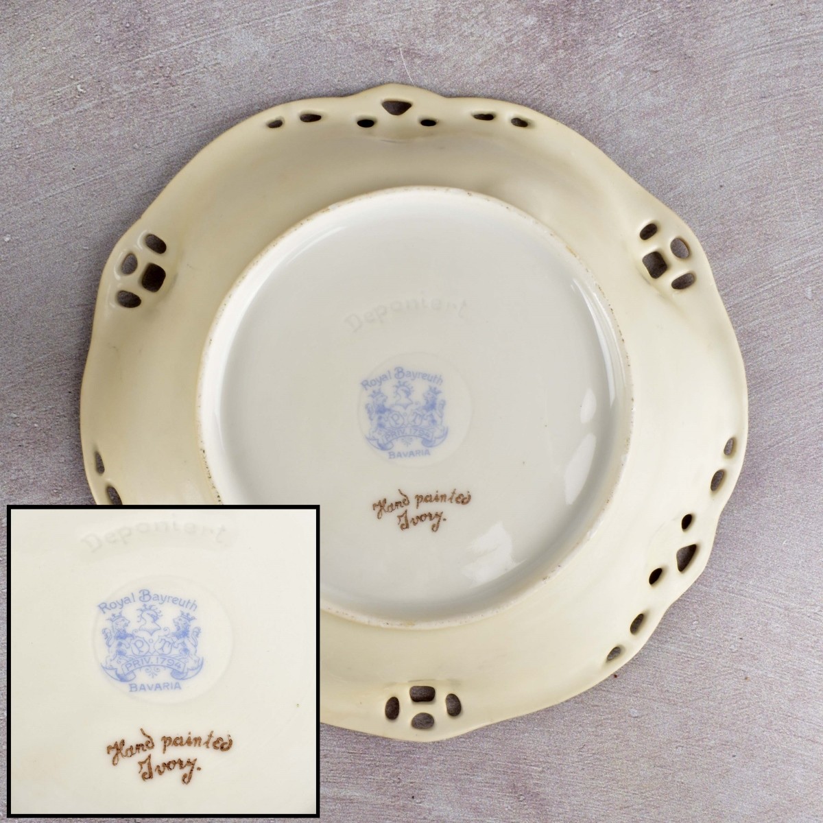 Antique Royal Bayreuth Bavaria Porcelain