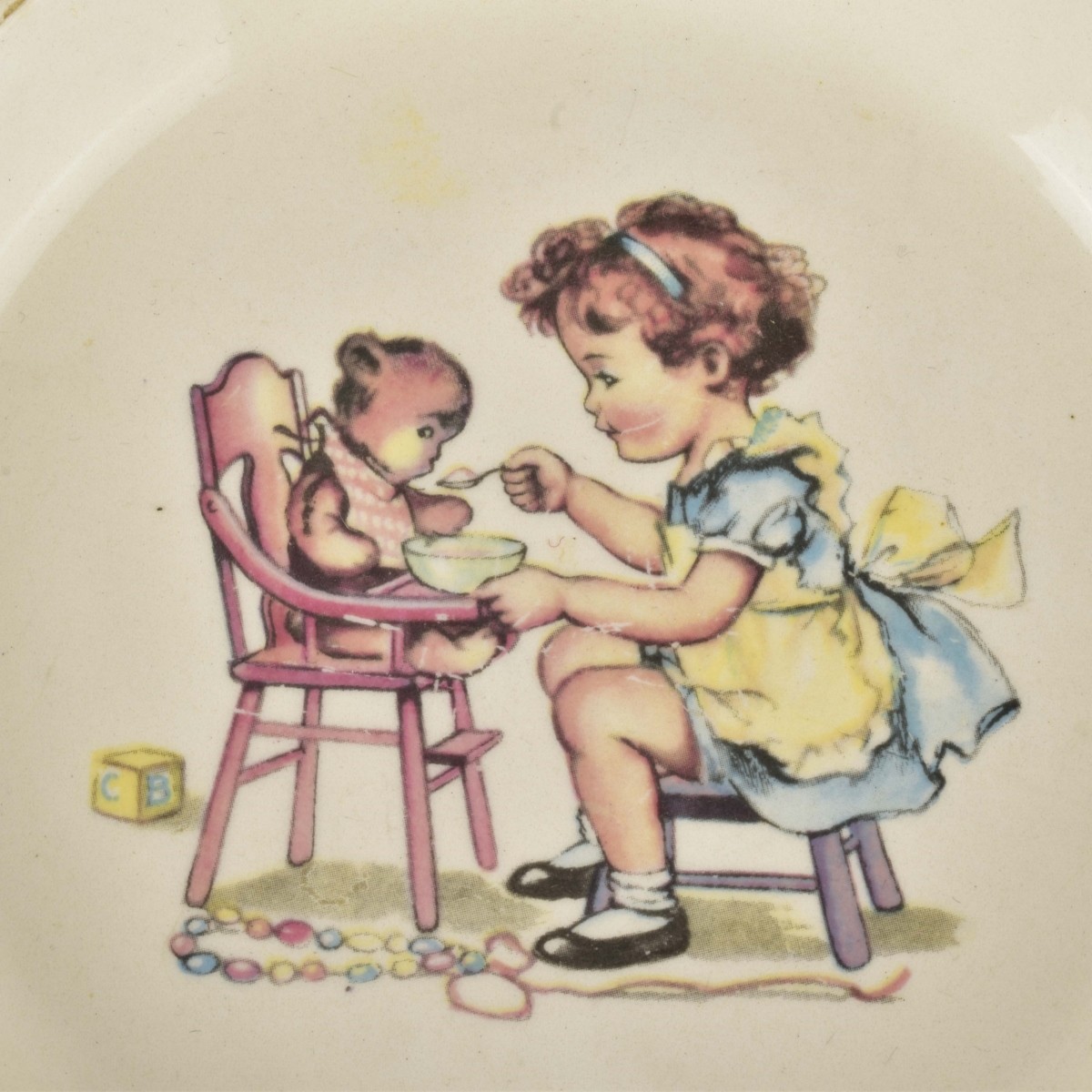 Collection of Ceramic Baby Dishes