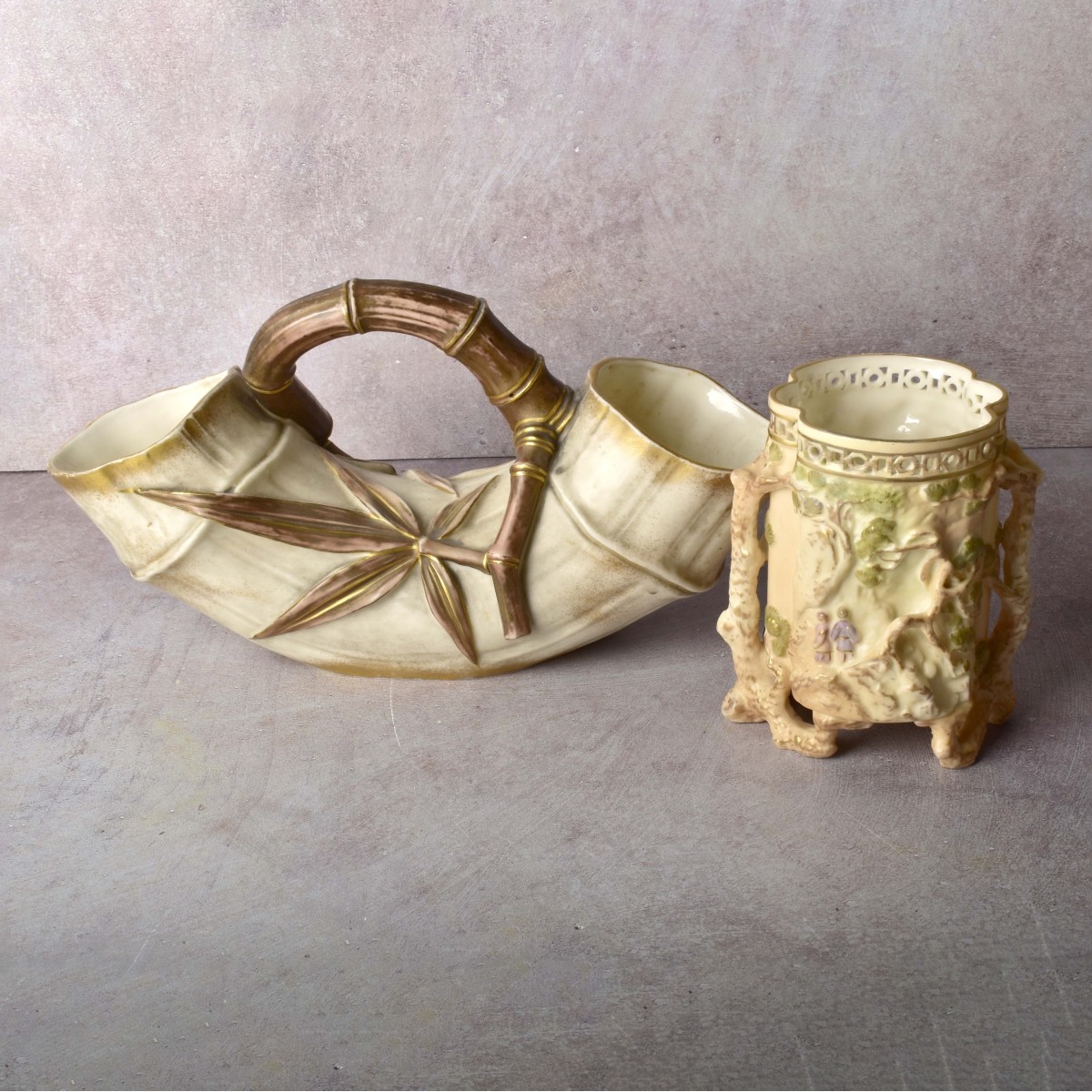 Antique Royal Worcester Porcelain Pieces