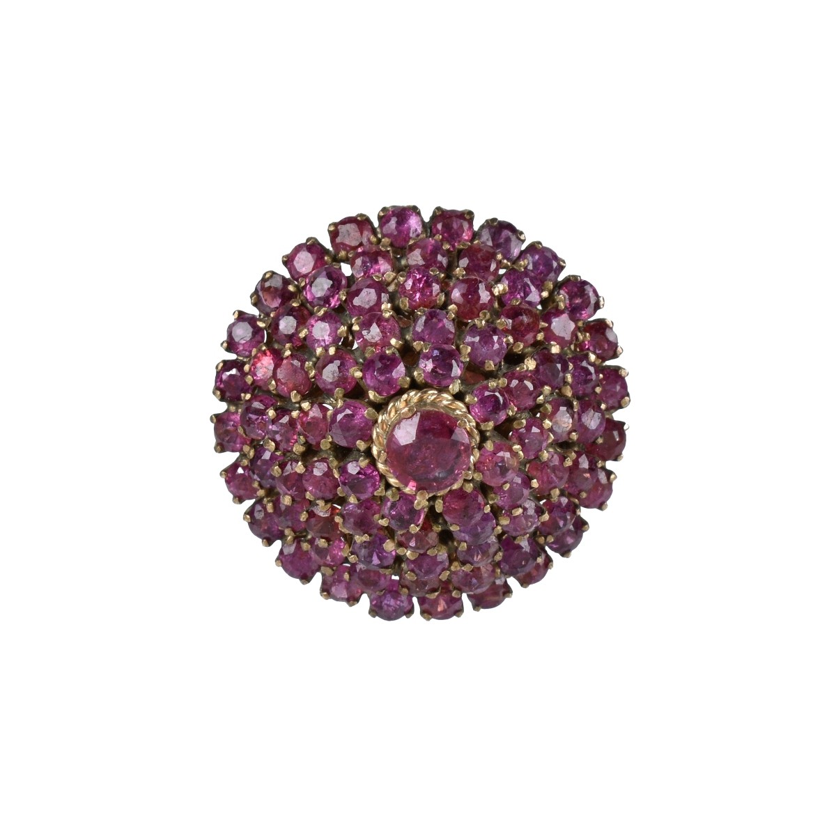 Ruby and 14K Dome Ring