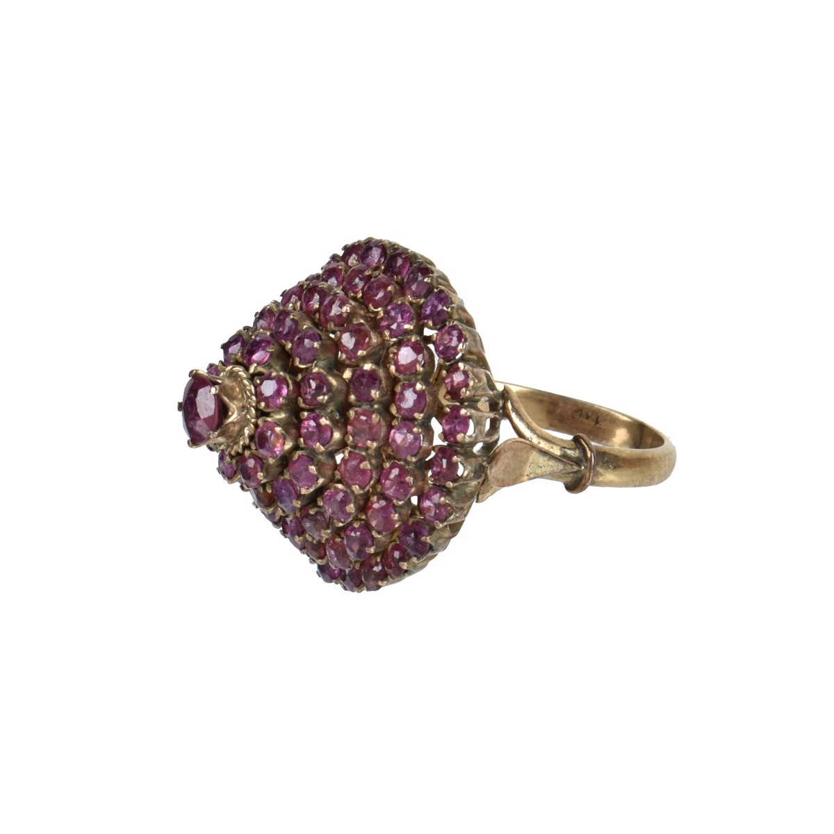 Ruby and 14K Dome Ring