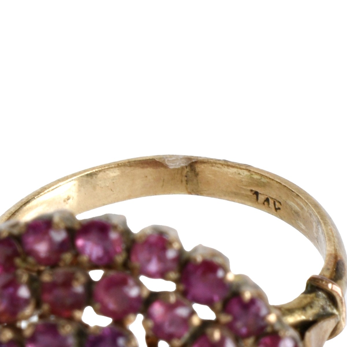 Ruby and 14K Dome Ring