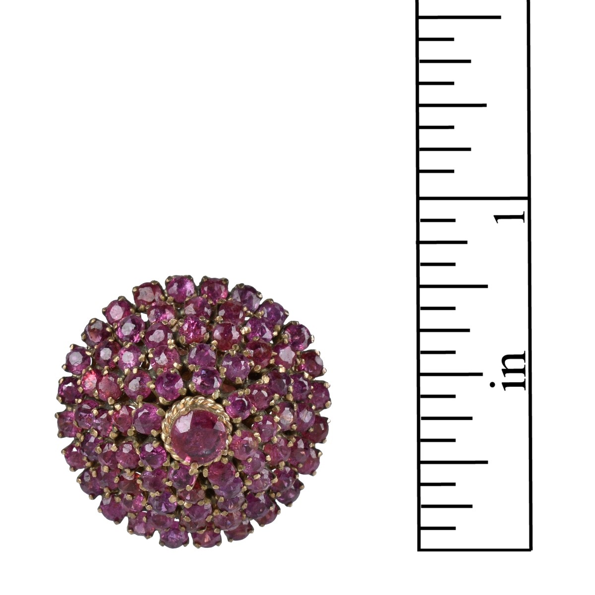 Ruby and 14K Dome Ring