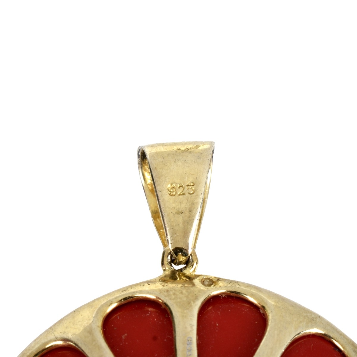 Vermeil Pendant, 14K and Pearl Ring