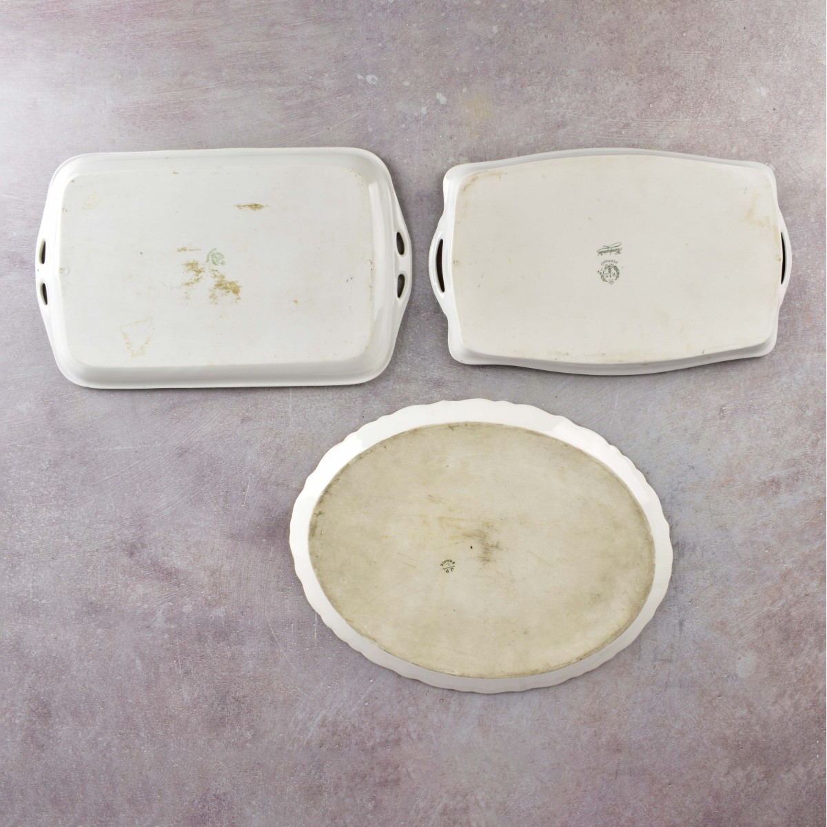 Antique European Painted Porcelain Pieces