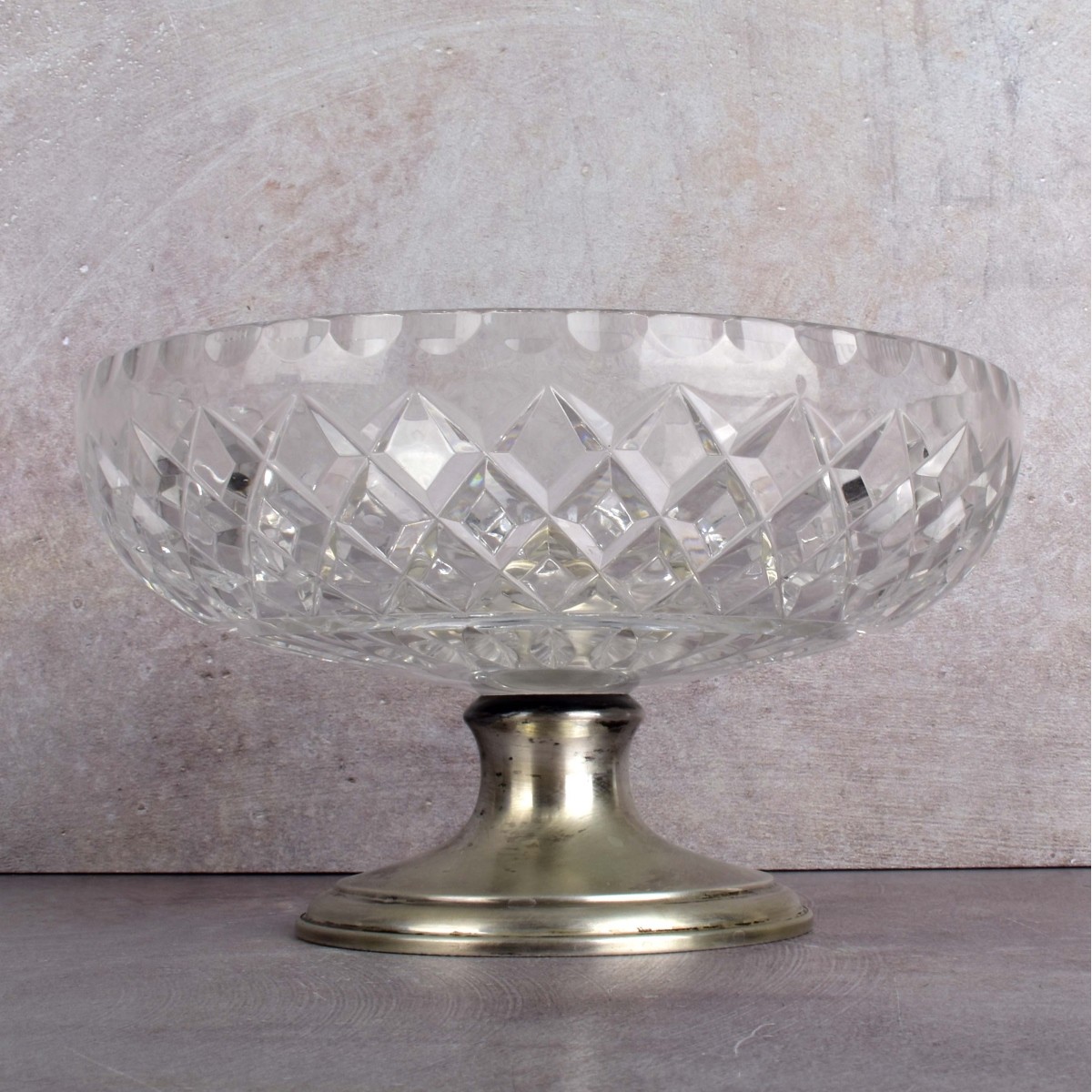 Vintage Glass Articles with Silver