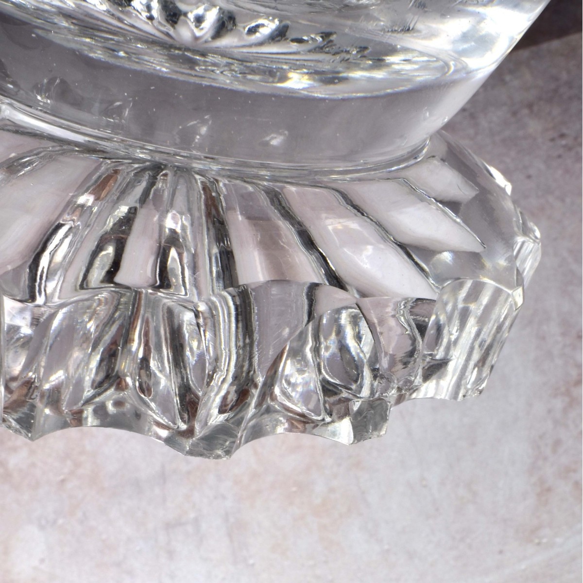 Vintage Cut Crystal Glass Pieces