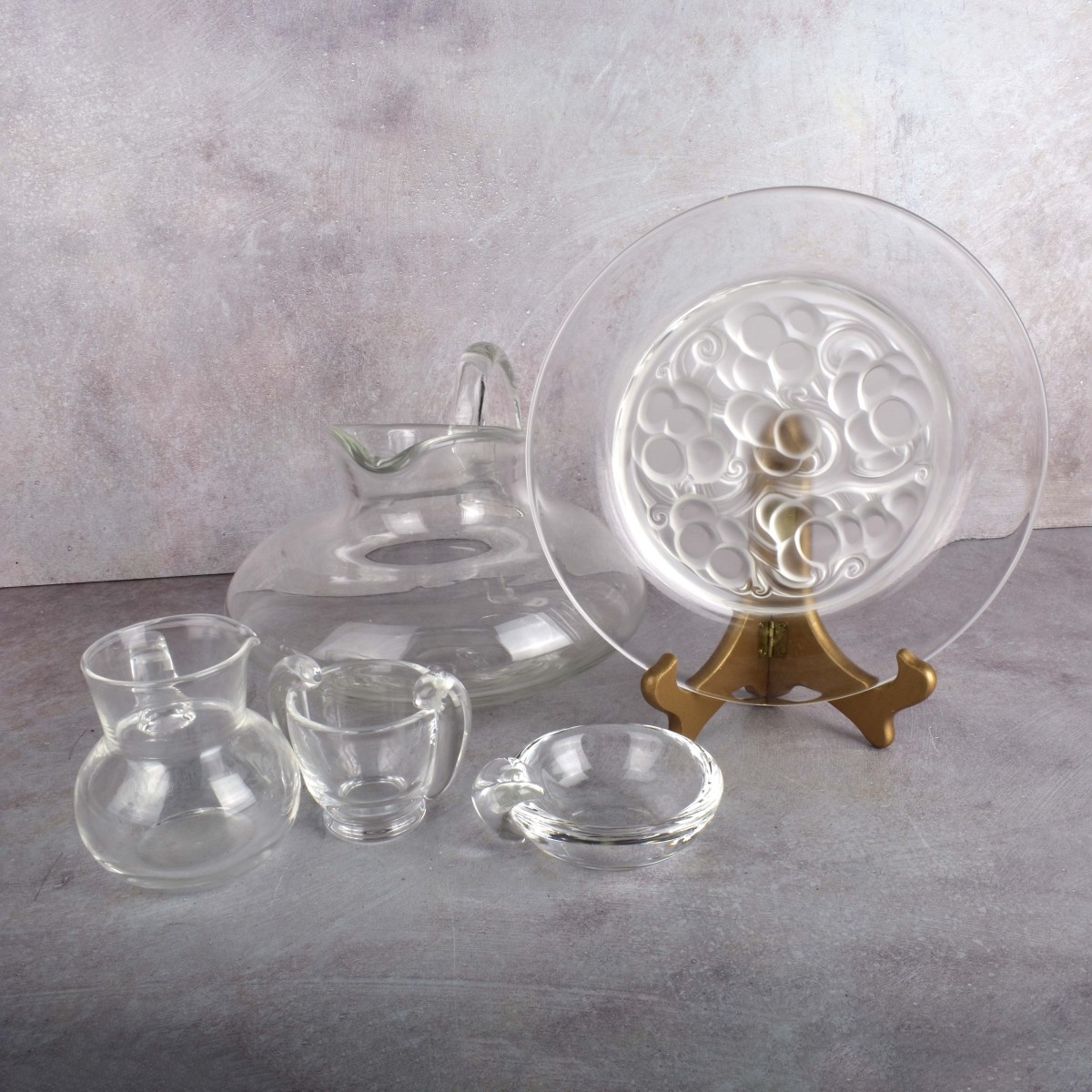 Vintage Crystal Glass Pieces