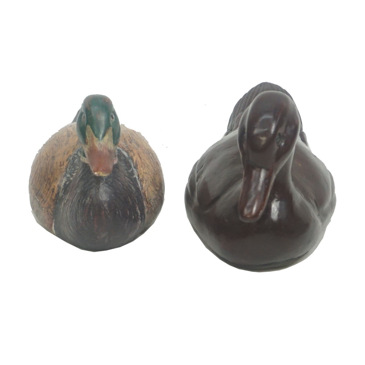 2 Duck Decoys 1 signed Rumsey