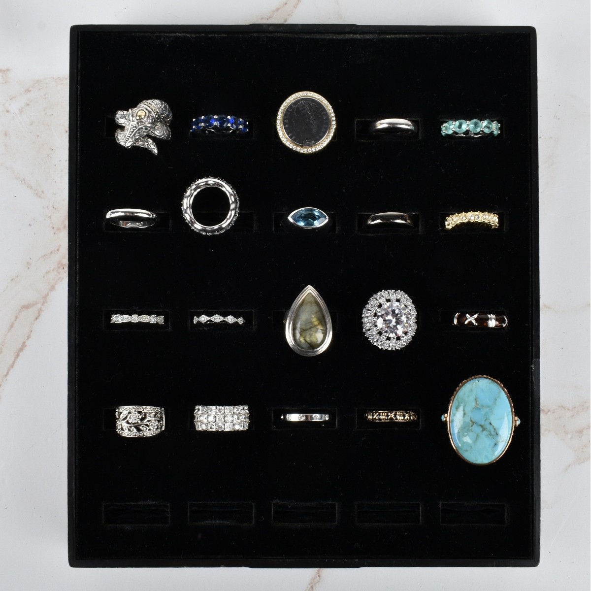 Collection of Fashion Vintage Fashion Rings