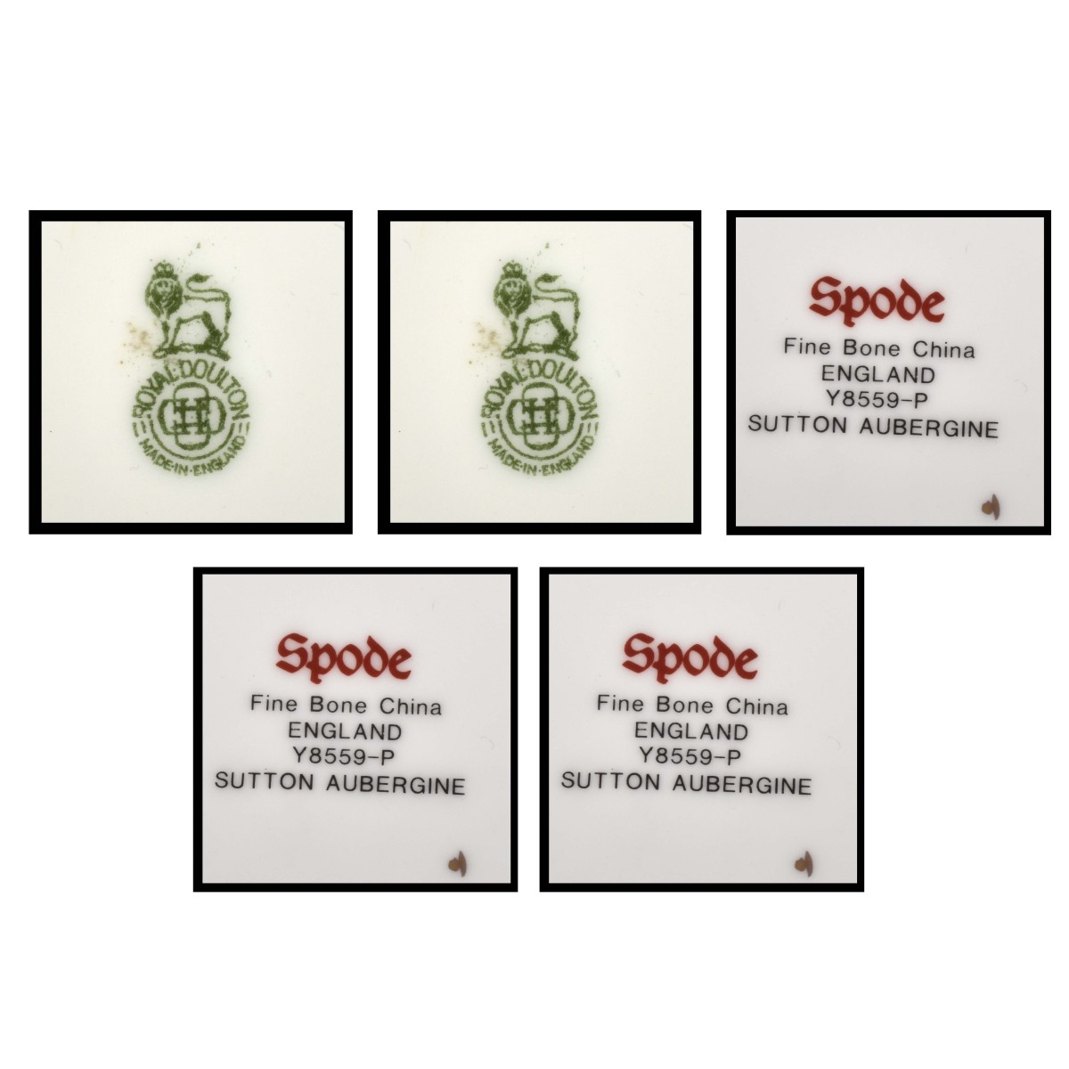 Vintage Hand Painted Cabinet Plates