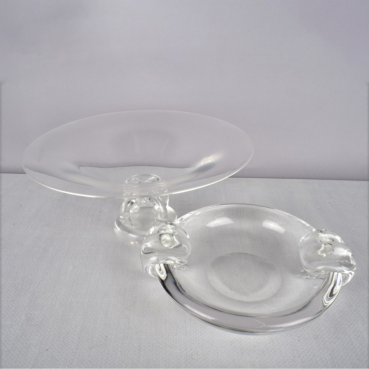 Two Steuben Art Glass Bowls