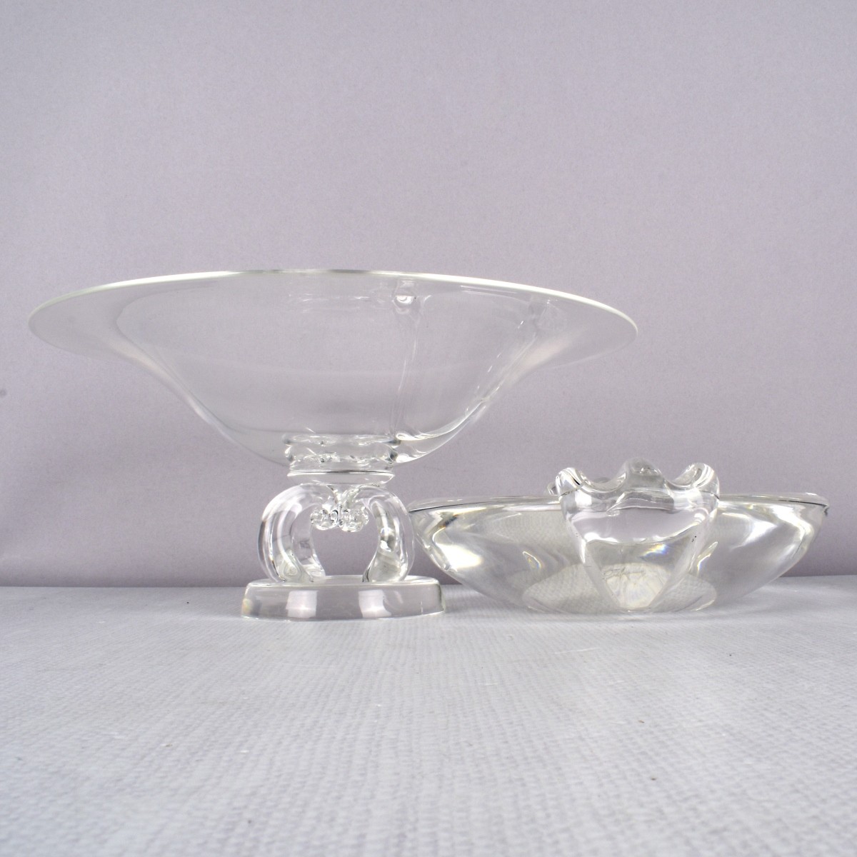 Two Steuben Art Glass Bowls