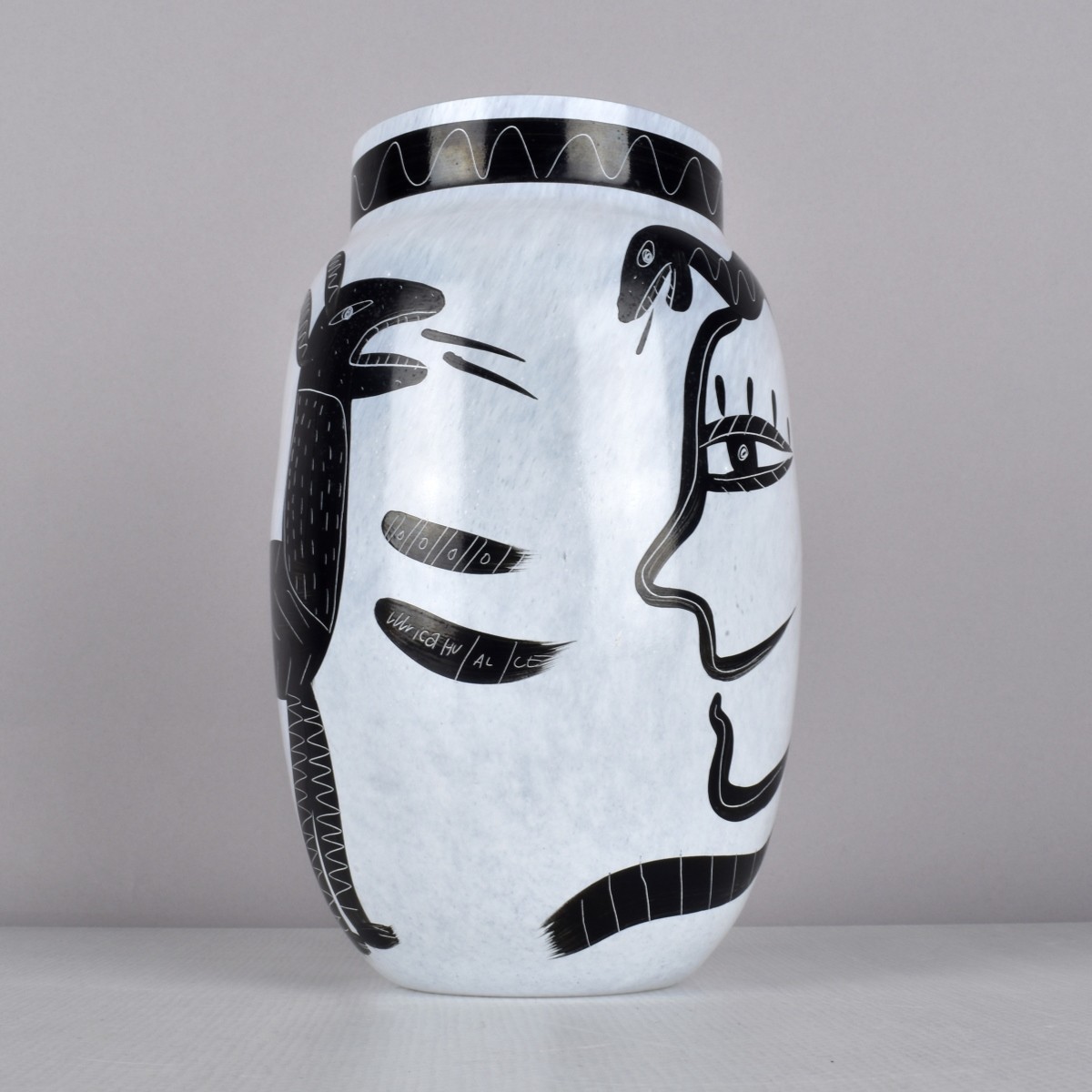 Kosta Boda Caramba Art Glass Vase