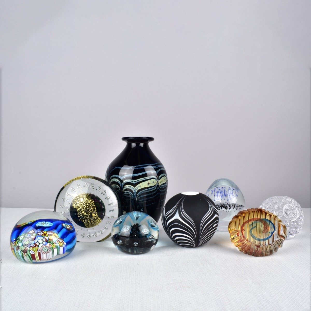 Collection of Modern Art Glass Pieces