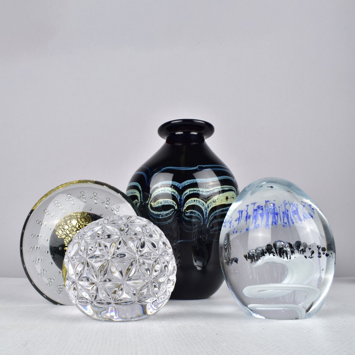 Collection of Modern Art Glass Pieces