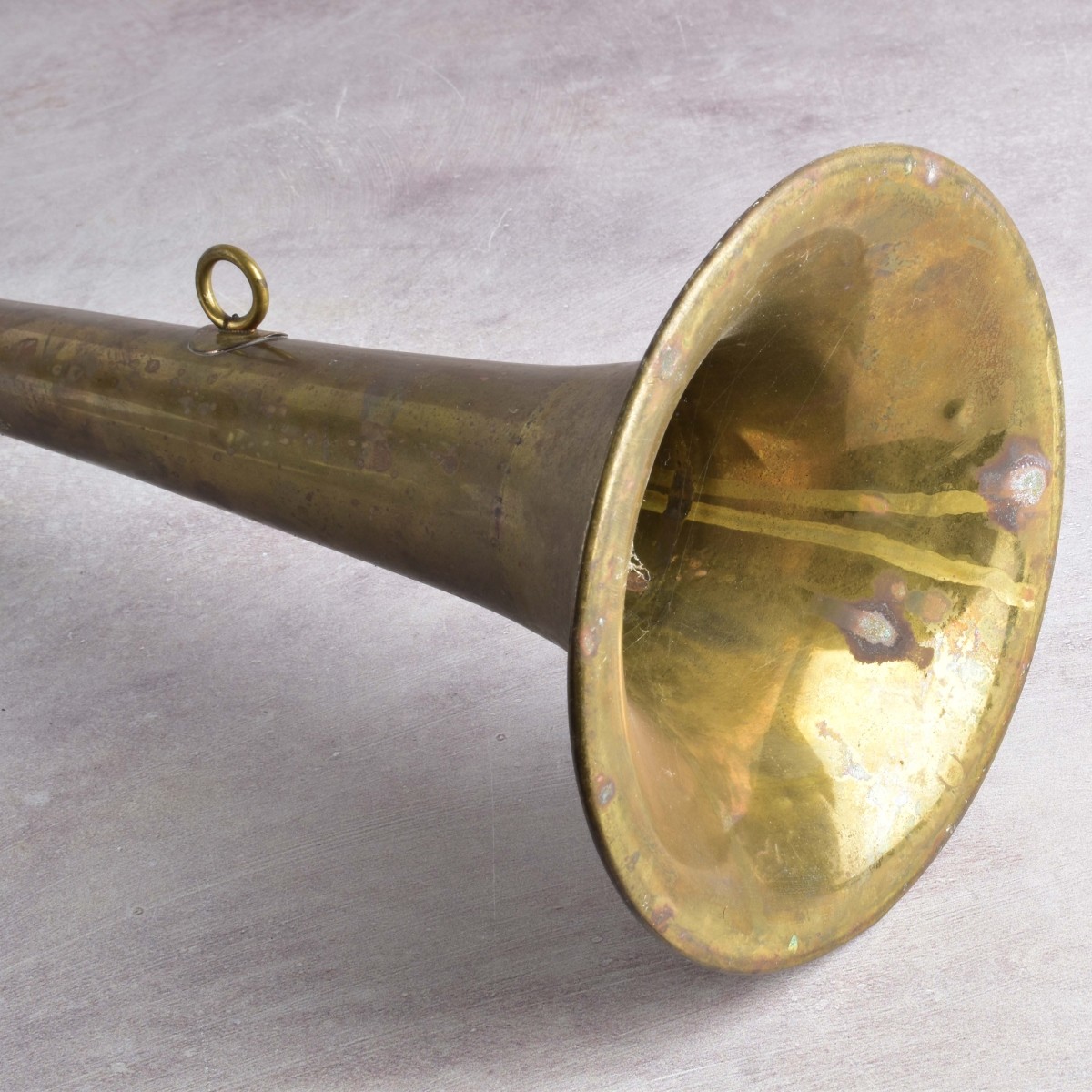 Two Musical Instruments Brass Horns