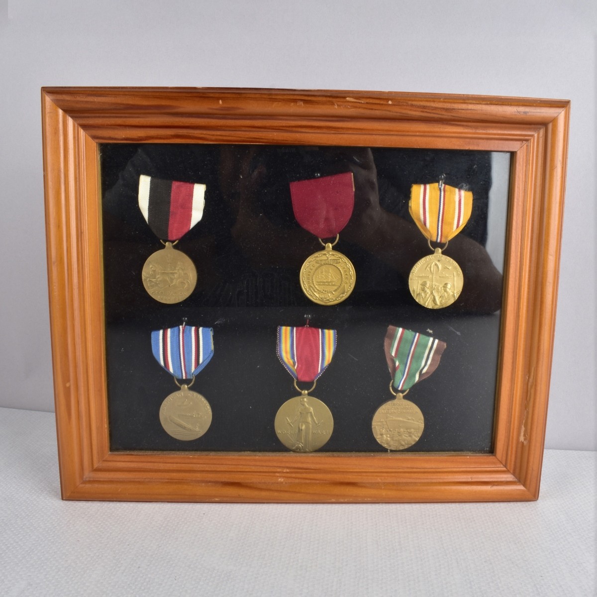 Framed War Medals