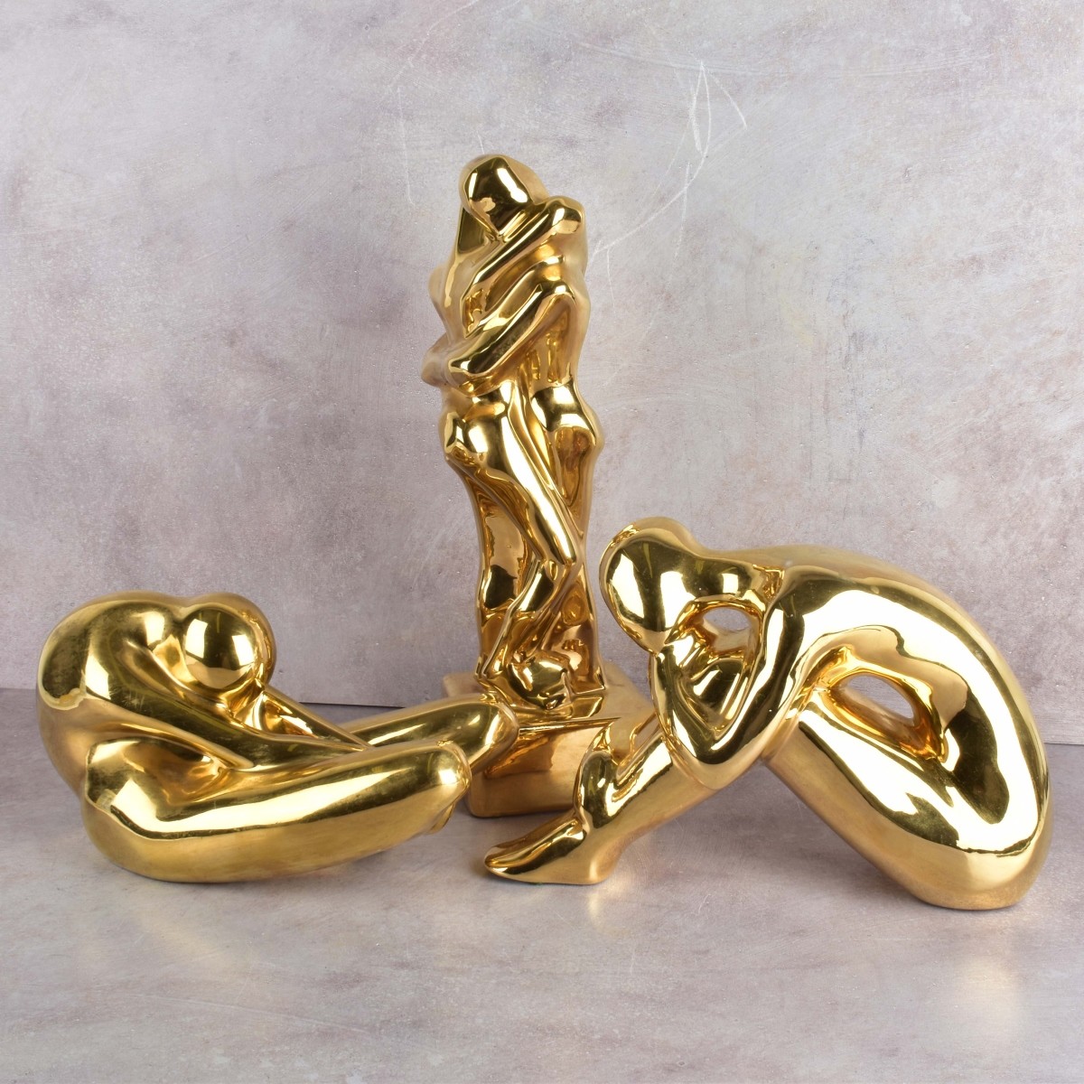 Modern Gold Plated Figures
