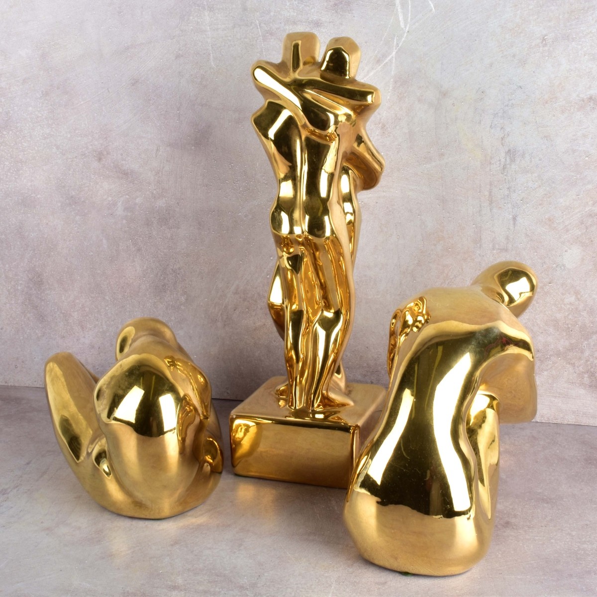 Modern Gold Plated Figures