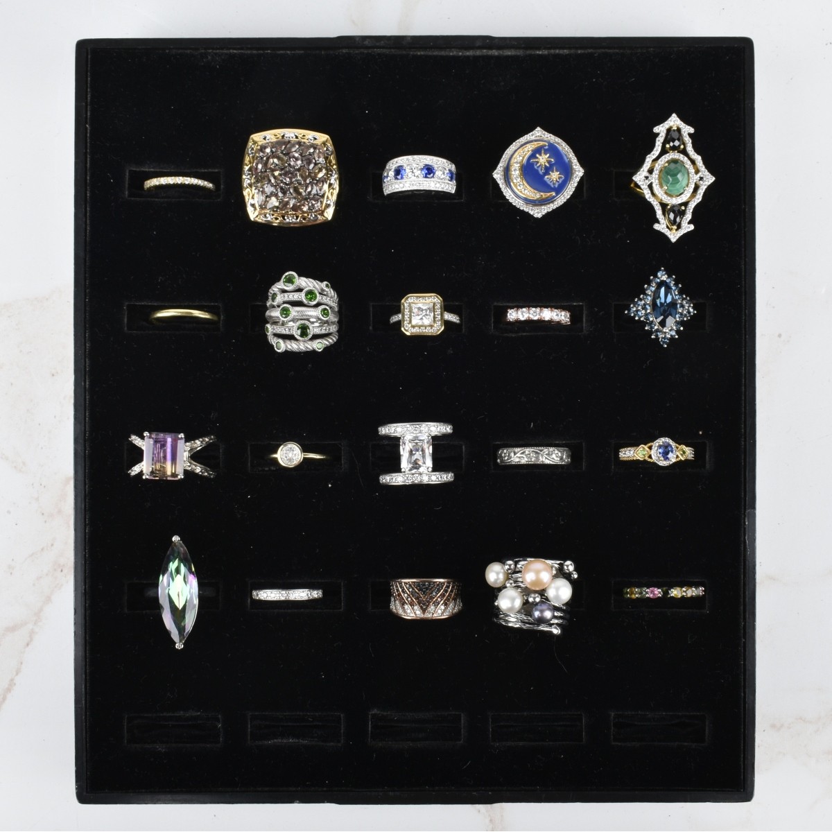 Collection of Vintage Sterling Silver Rings