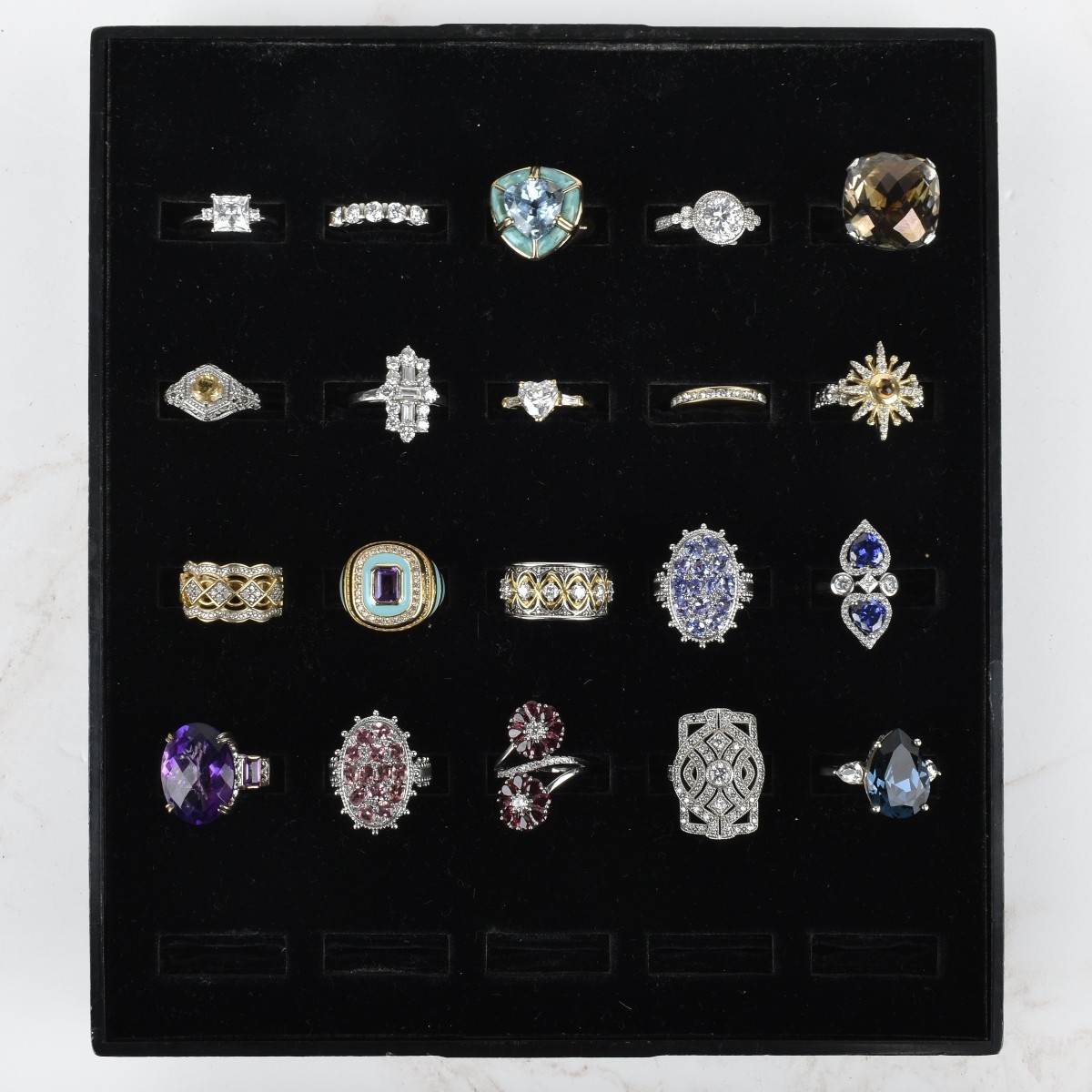 Collection of Vintage Sterling Silver Rings