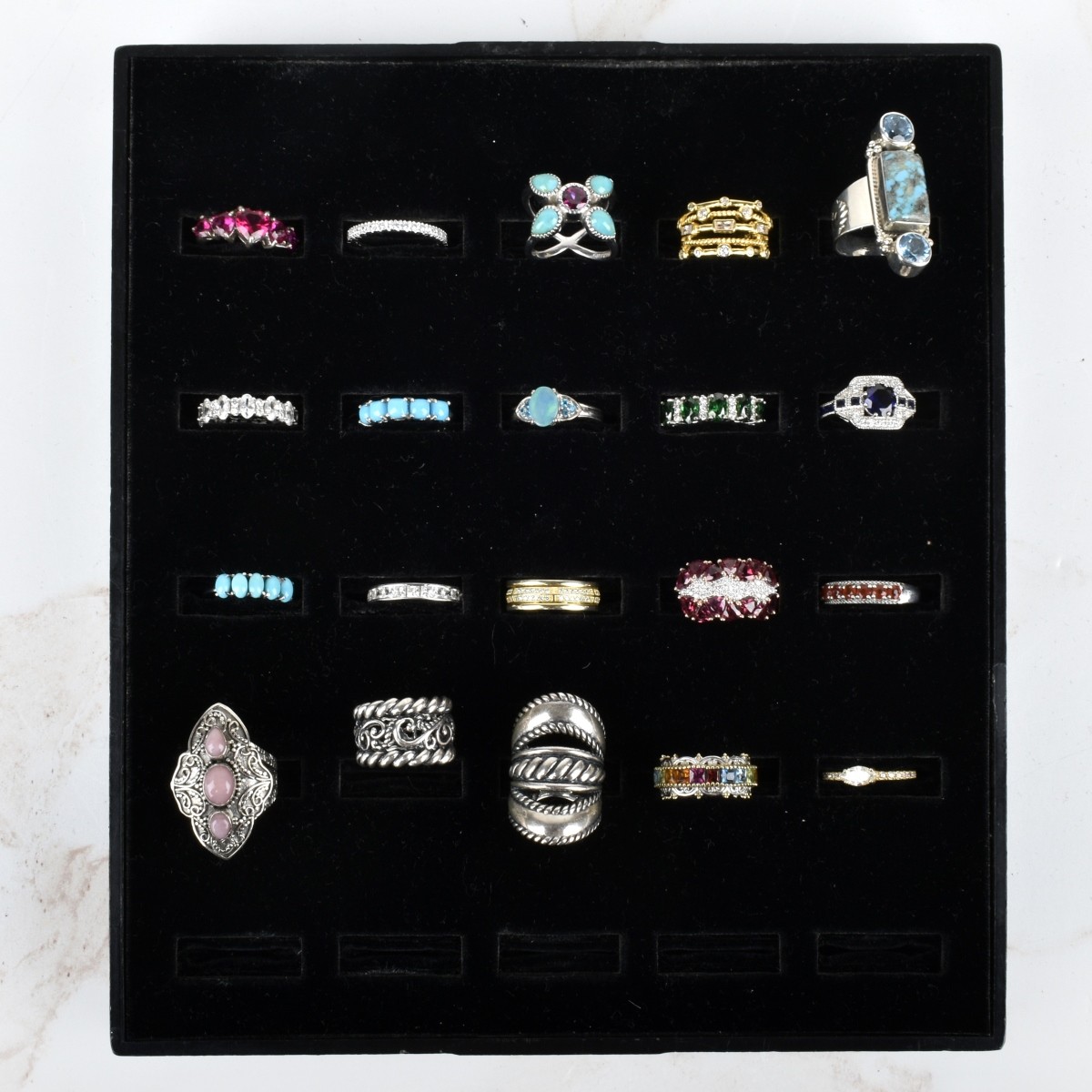 Collection of Vintage Sterling Silver Rings