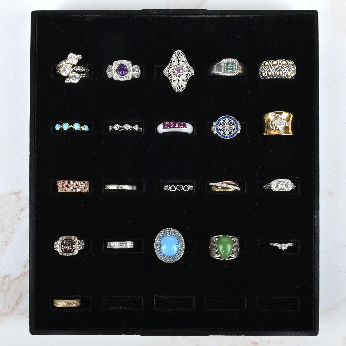 Collection of Vintage Sterling Silver Rings