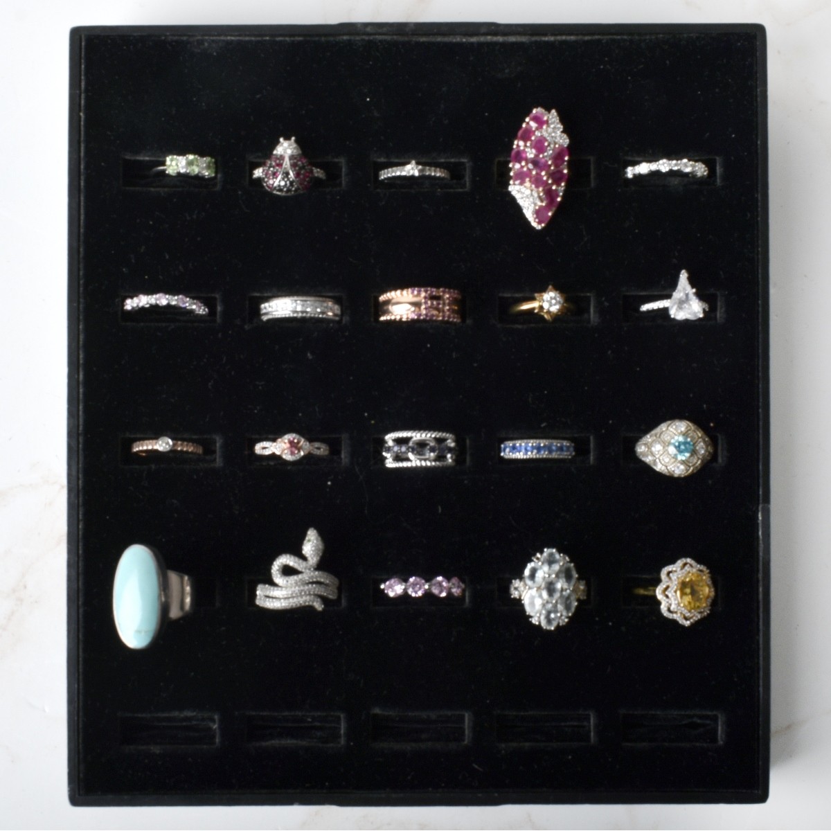 Collection of Vintage Sterling Silver Rings