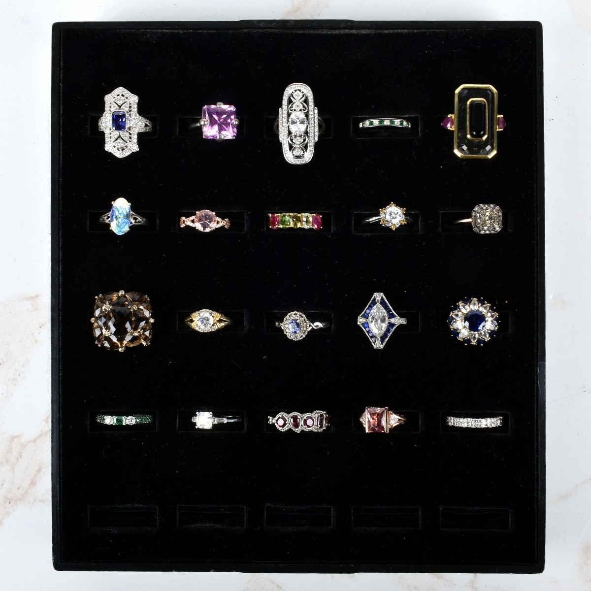 Collection of Vintage Sterling Silver Rings