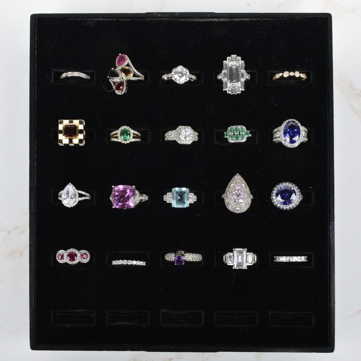 Collection of Vintage Sterling Silver Rings