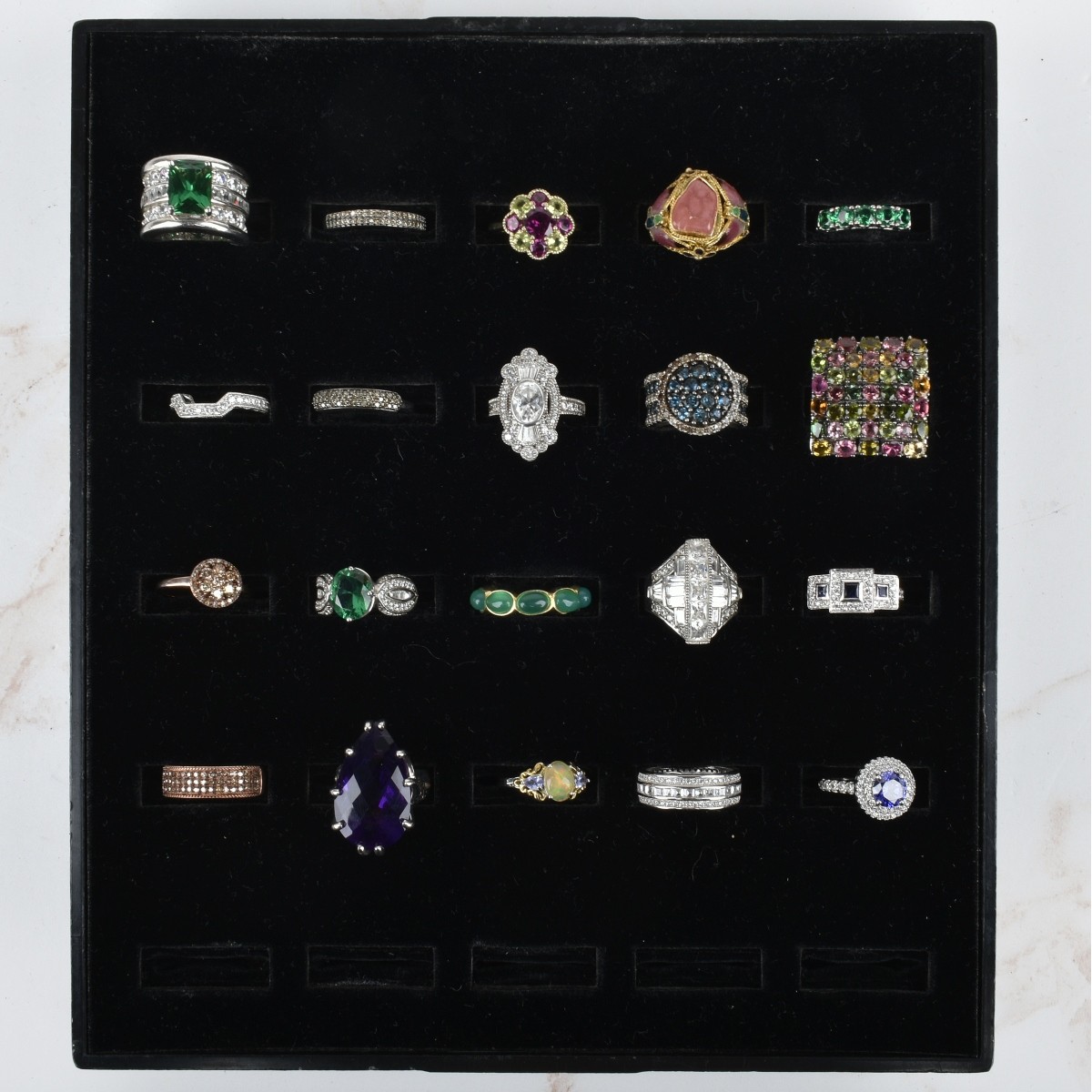 Collection of Vintage Sterling Silver Rings