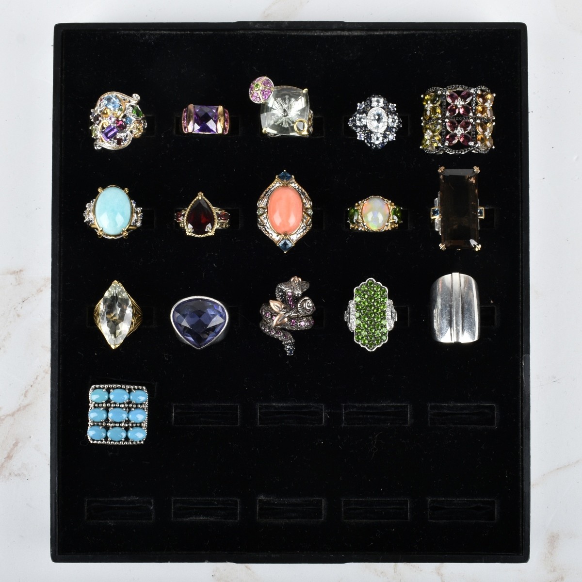 Collection of Vintage Sterling Silver Rings