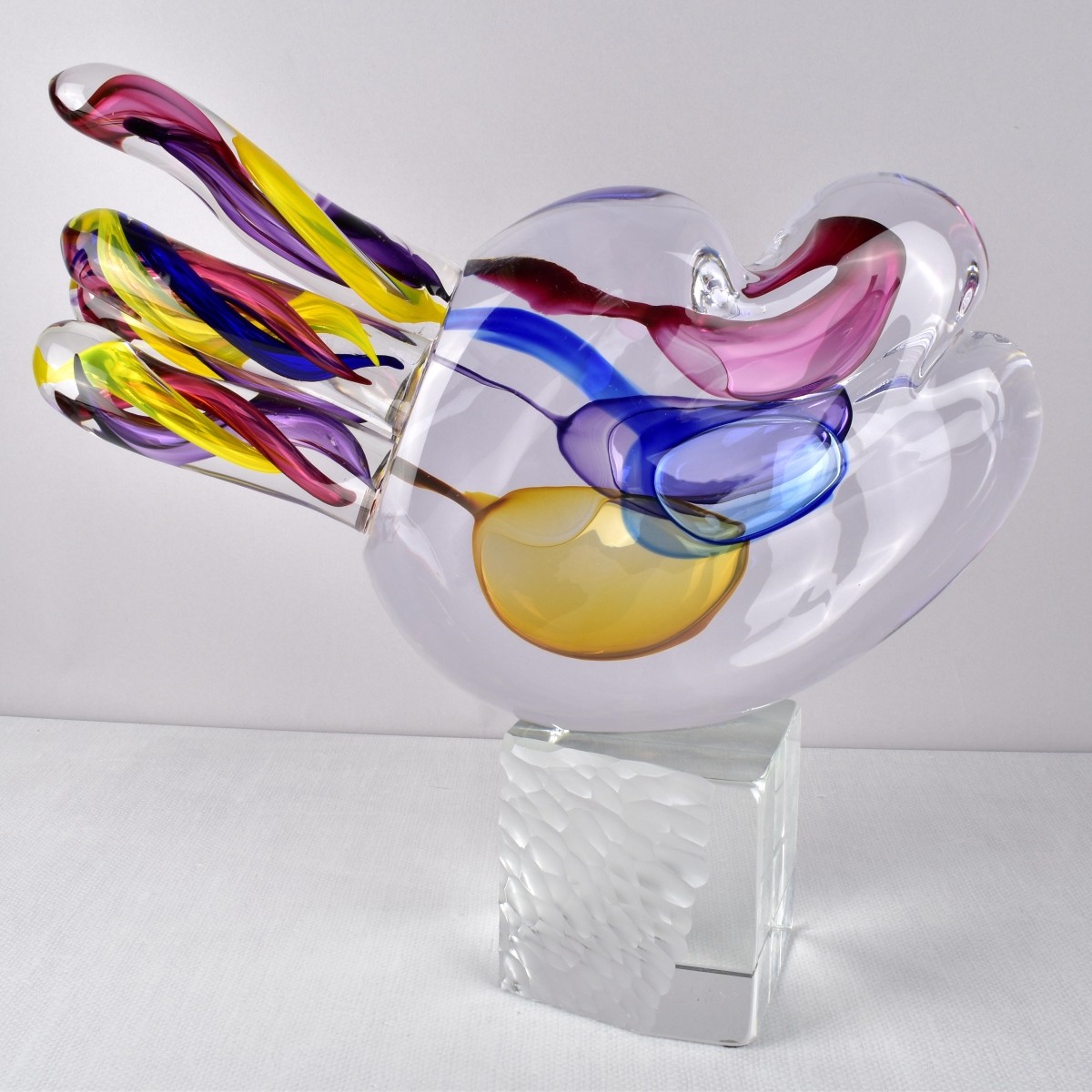 Modern Art Glass Sculpture