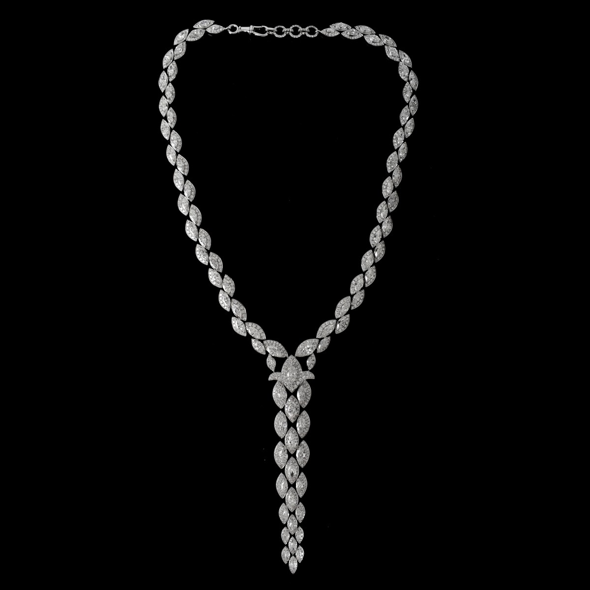 Diamond and 18K Necklace and Earrings