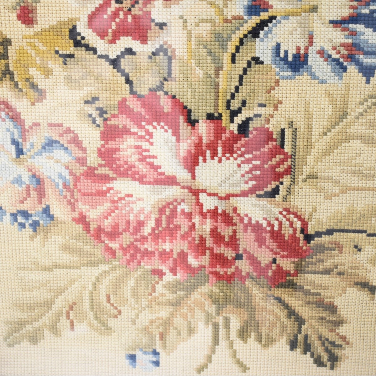 Antique Mahogany Fire Screen