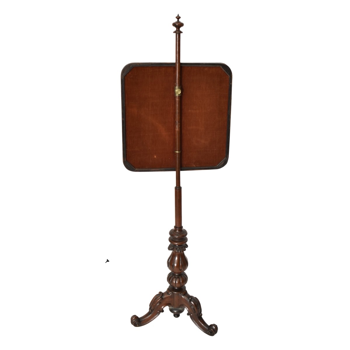 Antique Mahogany Fire Screen