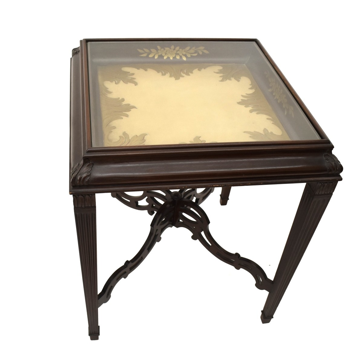Antique Chippendale Style Mahogany Table